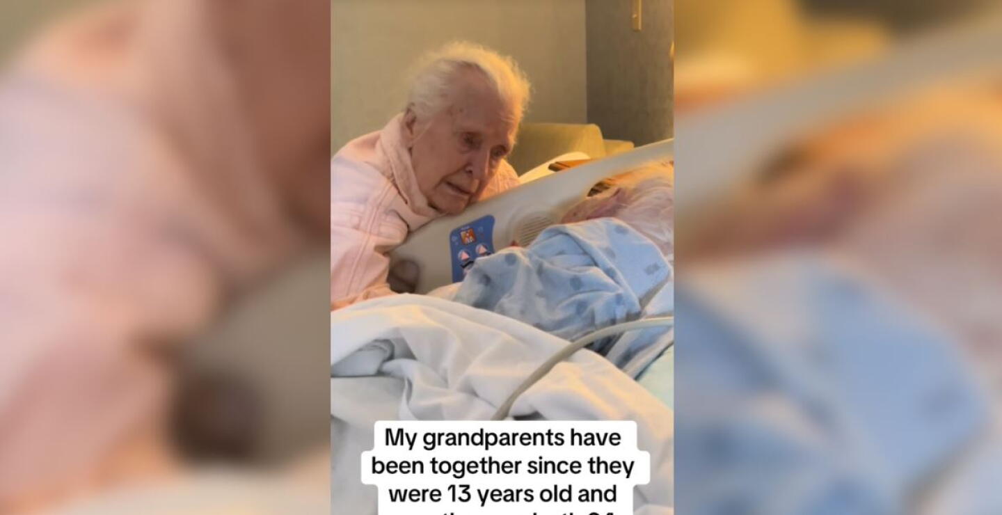 Abuelita con demencia recupera lucidez y logra despedirse de su esposo: conmovedor video