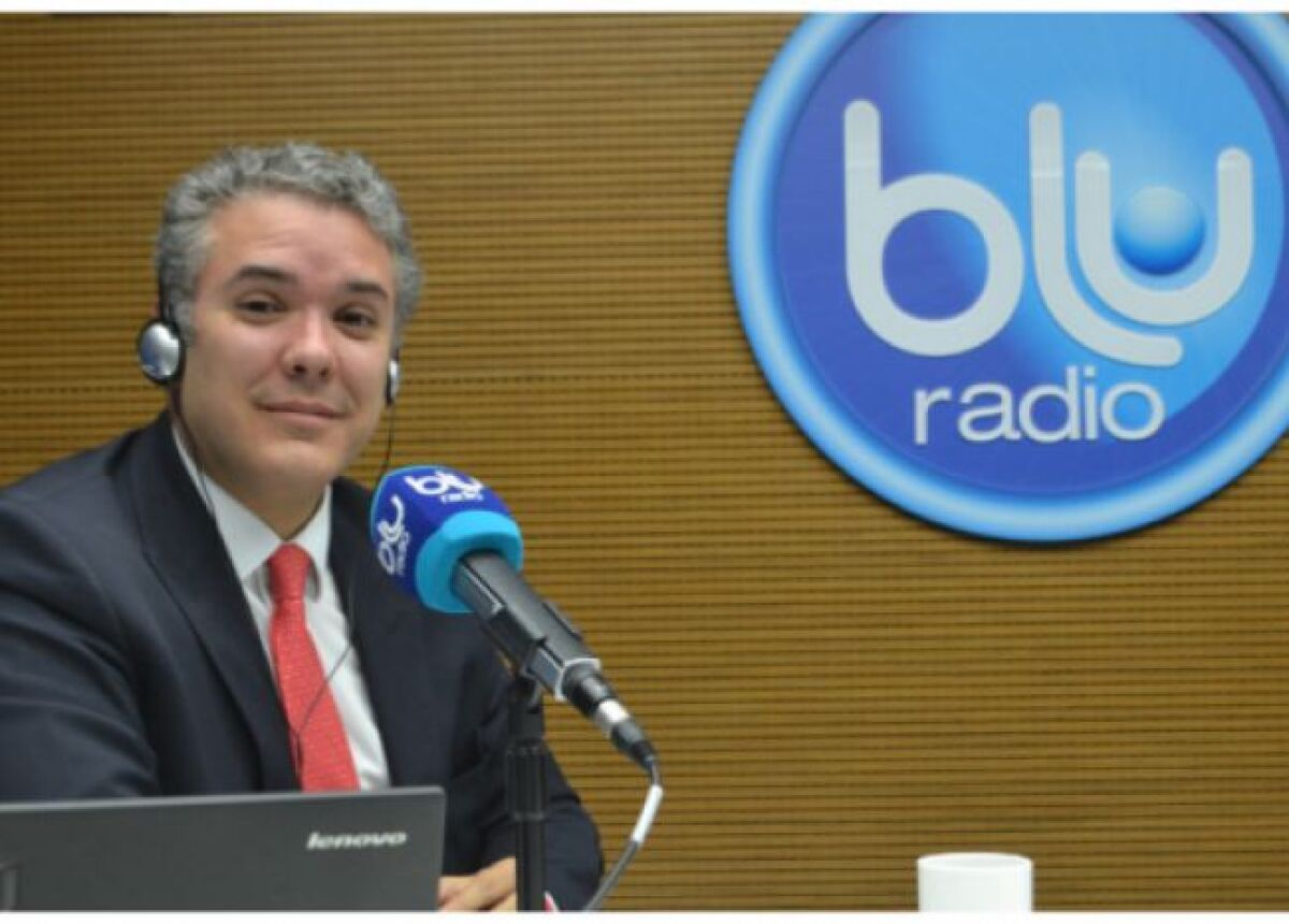 284336_BLU Radio. Iván Duque / Foto: BLU Radio