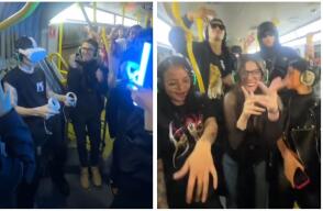 Fiesta silenciosa en Transmilenio se hace viral en redes: “El cover es el pasaje”
