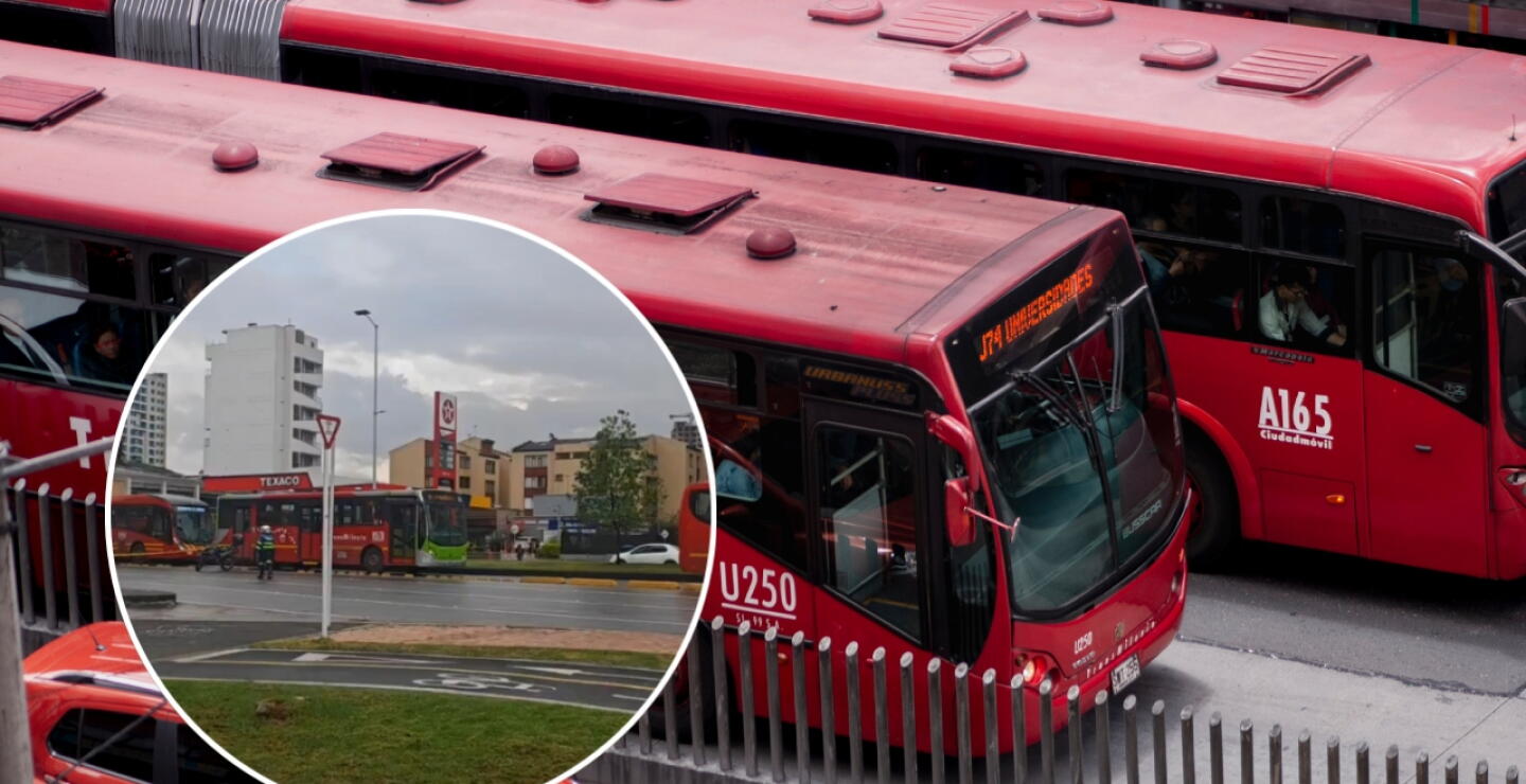 Siete estaciones de TransMilenio cerradas por manifestaciones en la Calle 26