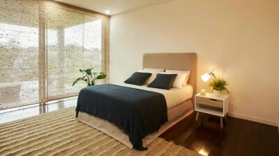 Dormitorio del Airbnb de Juanes