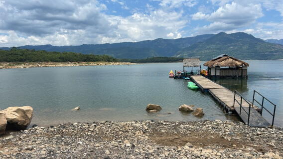 Embalse de Topocoro pierde ocho metros de nivel