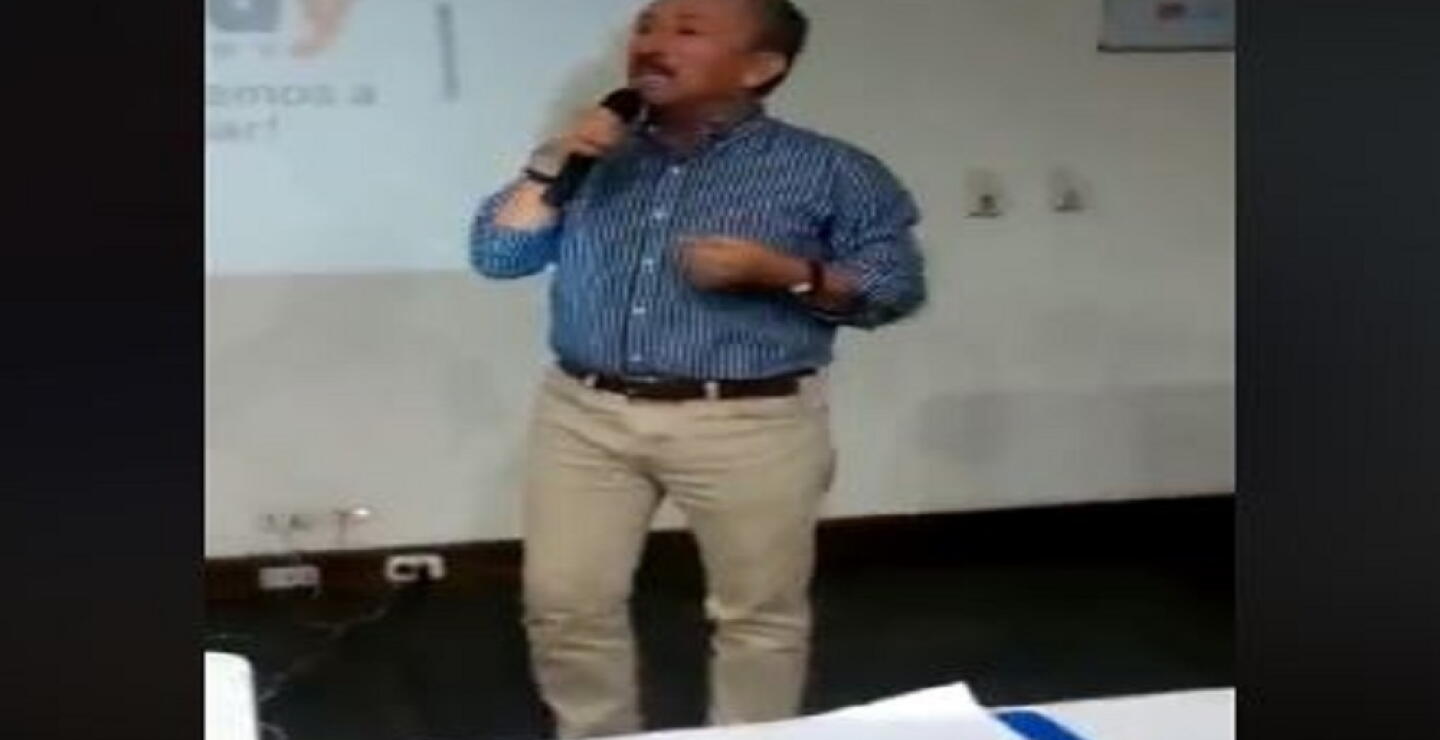 344816_BLU Radio. En campaña política reaparece Hugo Aguilar / Foto: captura de vídeo
