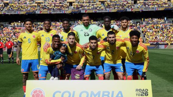 La formación titular de la Selección Colombia en el duelo de preparación contra Francia. 