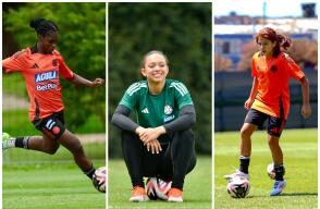 Linda Caicedo, Luisa Agudelo y Gabriela Rodríguez Linda Caicedo, Luisa Agudelo y Gabriela Rodríguez