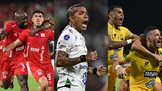 América Cali, Once Caldas y Bucaramanga juegan desde este martes los 'play-offs' de la Copa Sudamericana. América Cali, Once Caldas y Bucaramanga juegan desde este martes los 'play-offs' de la Copa Sudamericana.