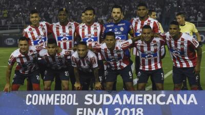 Junior de Barranquilla en la final de la Copa Sudamericana 2018.