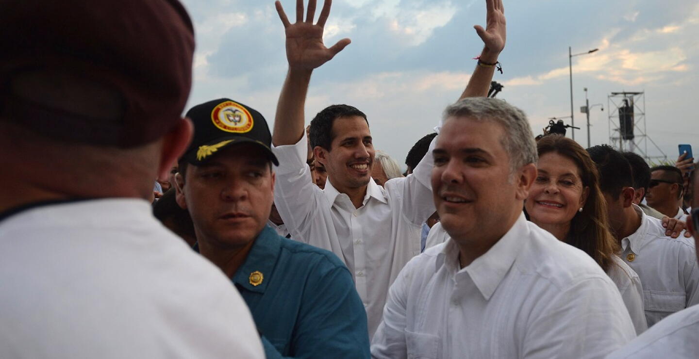 328211_BLU Radio,Juan Guaidó en la frontera / Foto: AFP