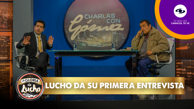 Lucho da una entrevista en televisión nacional Lucho da una entrevista en televisión nacional