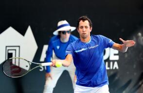 Daniel Galán, tenista colombiano, en el US Open Daniel Galán, tenista colombiano, en el US Open