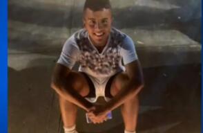 En este video se ve la huida de los delincuentes que asesinaron a Miller Stiven Falla por robarle