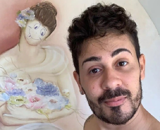 pintura dañada por influencer Carlinhos Maia