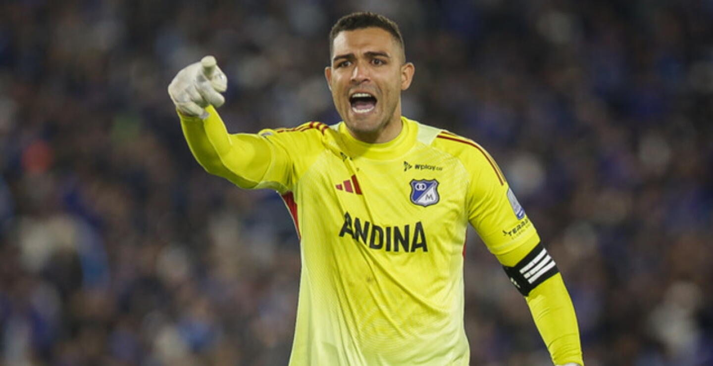 Álvaro Montero, arquero de Millonarios y de la Selección Colombia. 