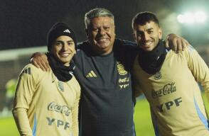 Argentina realizó una práctica especial antes de enfrentar a Colombia, incluyó al presidente de la AFA, Luis 'Chiqui' Tapia.