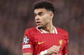 Luis Díaz en uno de los compromisos con Liverpool.  Luis Díaz en uno de los compromisos con Liverpool.
