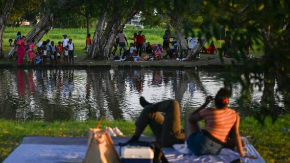 Guyana en día de elecciones. Guyana en día de elecciones.