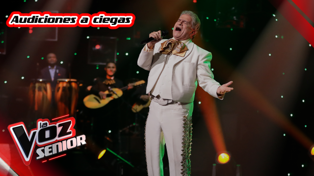 Simeón canta 'Como quien pierde una estrella' – Audiciones a ciegas | La Voz Senior
