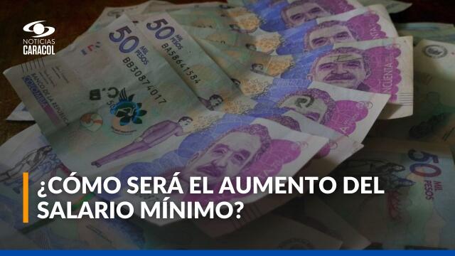 Puja por el salario mínimo 2025 en Colombia: “El aumento debe favorecer a la gente” Puja por el salario mínimo 2025 en Colombia: “El aumento debe favorecer a la gente”