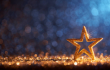 Imagen de referencia, Navidad, estrella de navidad y escarcha