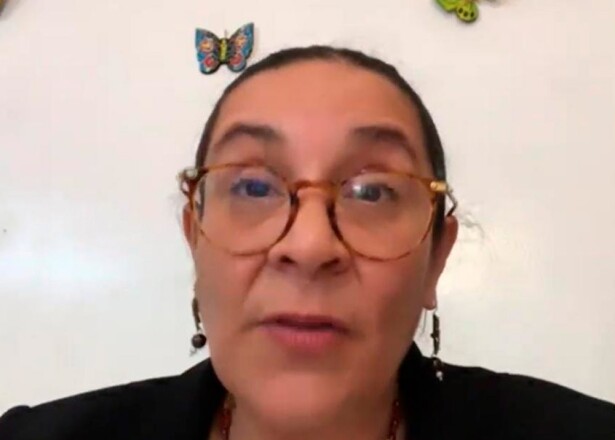Diputada Valentina Batres Guadarrama // Foto: Twitter @GPMorenaCdMex