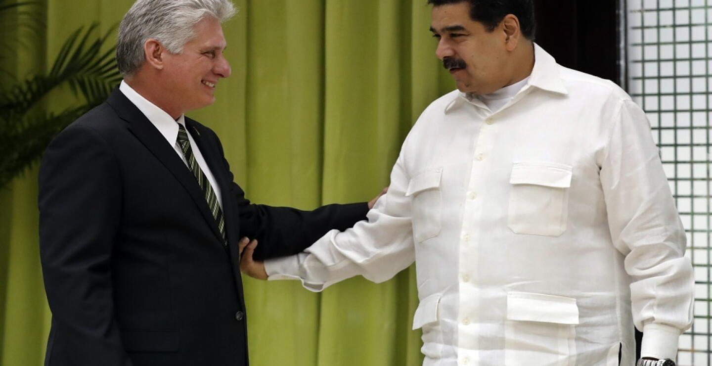 339699_Miguel Diaz-Canel y Nicolás Maduro en cumbre del ALBA 2018 / AFP
