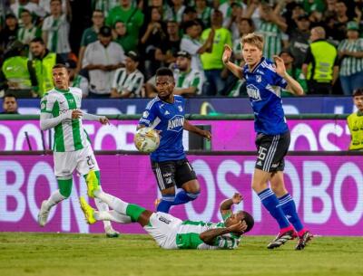 Nacional y Millonarios se enfrentaron en la final de ida de la Liga I-2023. Nacional y Millonarios se enfrentaron en la final de ida de la Liga I-2023.