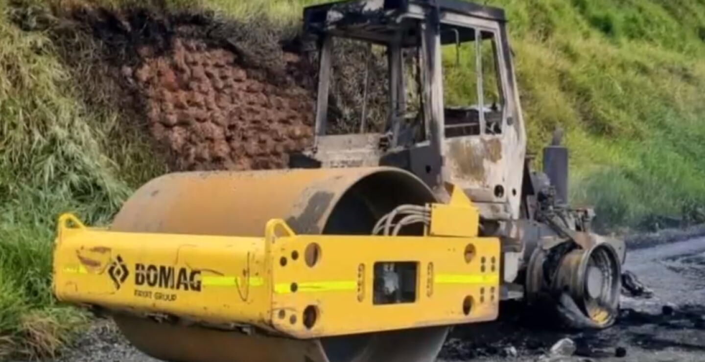Obras en Popayán-Santander de Quilichao: quema de maquinaria dejaría sin empleo a 1.400 personas