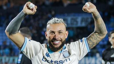 Duván Vergara le dio el triunfo a Racing sobre Belgrano en el fútbol de Argentina.