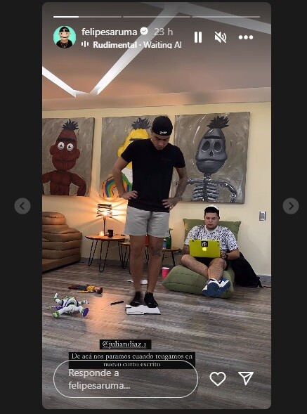 felipe saruma sobrellevando el divorcio