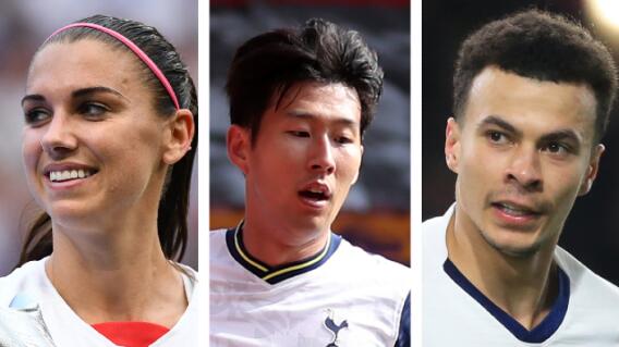 Alex Morgan, Son y Dele Alli Alex Morgan, Son y Dele Alli