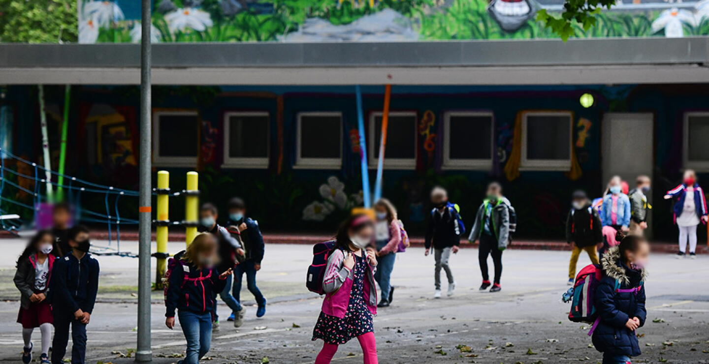 367854_Regreso a clases en medio de la pandemia // Foto: AFP, imagen de referencia