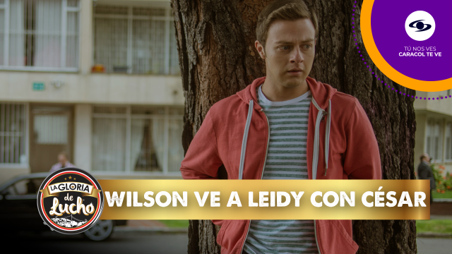Wilson ve a Leidy besar a otro joven Wilson ve a Leidy besar a otro joven