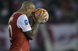 Ómar Pérez en su paso por Santa Fe.