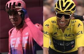 339937_BLU Radio // Rigoberto Uran - Egan Bernal // Foto: AFP