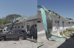 Así quedó el lugar del atentado en inmediaciones del comando de la Policía en Cúcuta