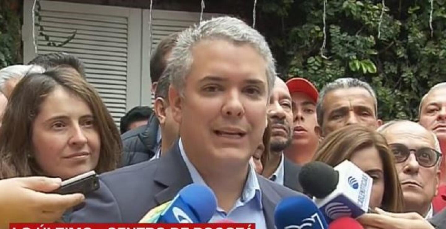 297242_BLU Radio. Iván Duque // Foto: Captura Noticias Caracol