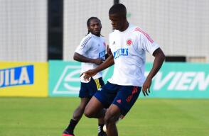 Andrés Colorado, en entrenamiento de la Selección Colombia Andrés Colorado, en entrenamiento de la Selección Colombia