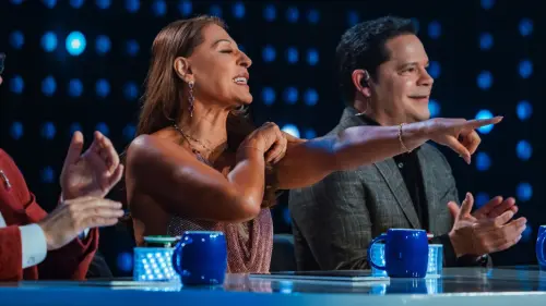 Capítulo 80 Yo Me Llamo: Picara jugarreta de Amparo Grisales con Rey Ruiz; Escola reacciona