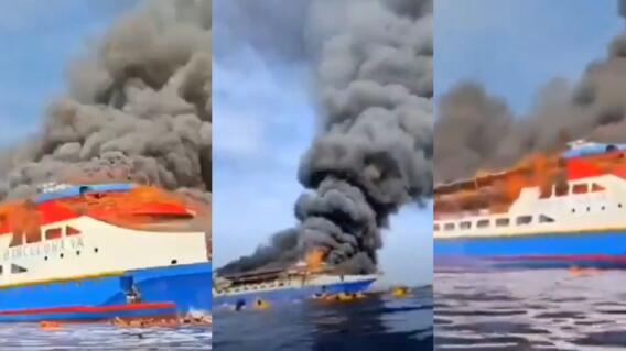 Incendio en ferry de pasajeros deja al menos tres muertos en Indonesia
Incendio en ferry de pasajeros deja al menos tres muertos en Indonesia