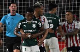 Junior y Palmeiras en su debut en la Copa Libertadores de América. 