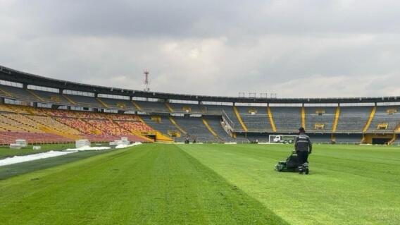 Estado de la cancha de El Campín Estado de la cancha de El Campín