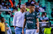 Hernán Torres, director técnico del Cali en medio del partido contra Alianza FC. 