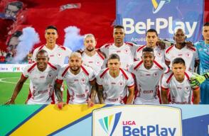 Formación titular del América de Cali en partido de la Liga BetPlay I-2025.