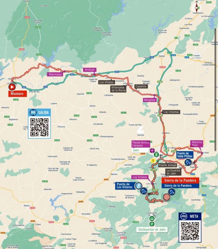 Vuelta a España 2022 EN VIVO mapa, altimetría y perfil de la etapa 14