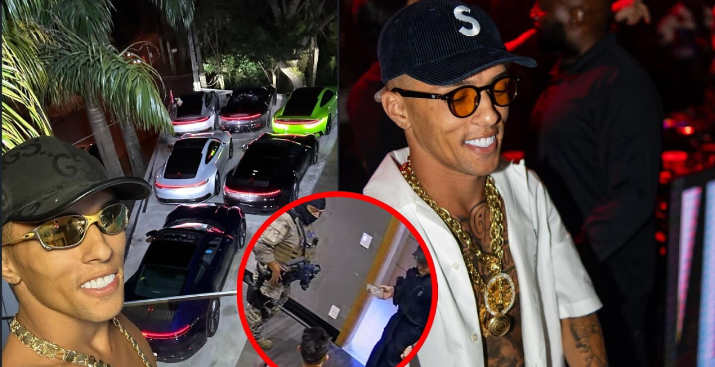 Influencer detenido presuntamente por narcotráfico 