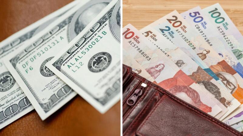 Dólares en pesos colombianos Dólares en pesos colombianos