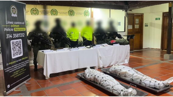Golpe al ELN en Lebrija Santander, tenían una ruta de la cocaína a Bucaramanga