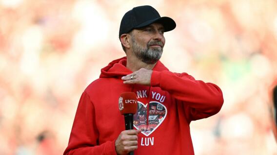 Jürgen Klopp en su despedida con el Liverpool. Jürgen Klopp en su despedida con el Liverpool.