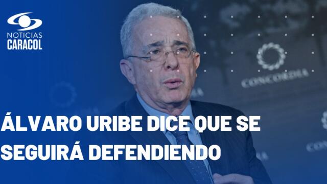 Uribe dice que la Corte pretende "anular mi libertad y ponerme a terminar mis años en la cárcel" Uribe dice que la Corte pretende "anular mi libertad y ponerme a terminar mis años en la cárcel"