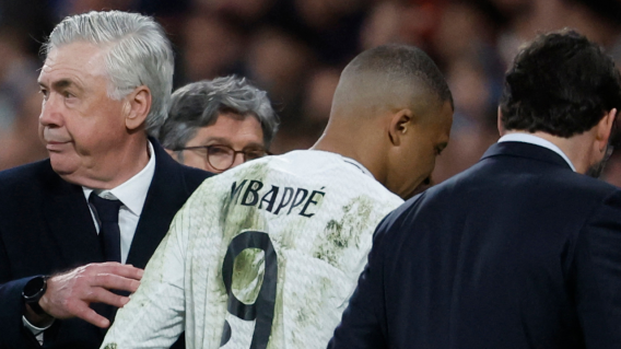 Kylian Mbappé, figura del Real Madrid, sufrió una lesión contra Arsenal, por Champions League Kylian Mbappé, figura del Real Madrid, sufrió una lesión contra Arsenal, por Champions League
